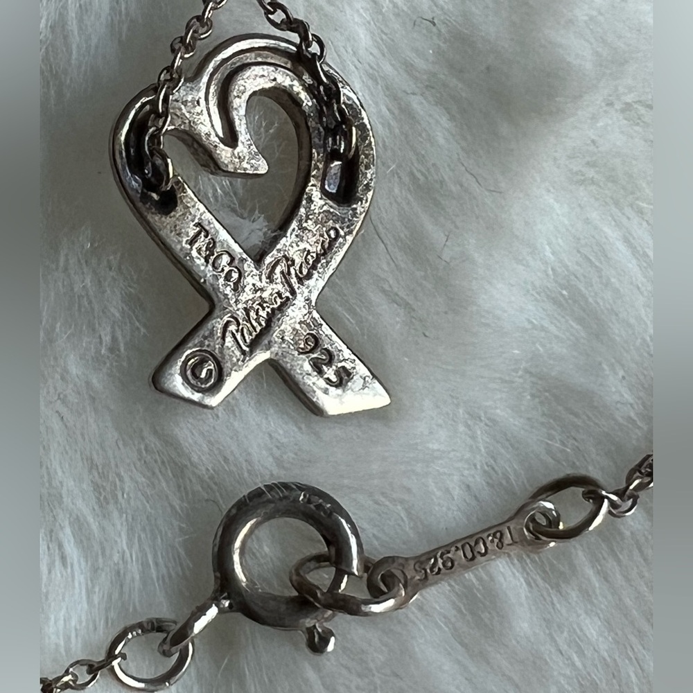 Tiffany & Co Loving Heart Necklace Silver - Picture 11 of 11